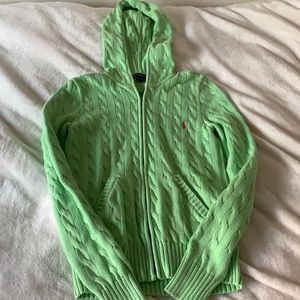 Polo Ralph Lauren cotton zip-up sweater size Small
